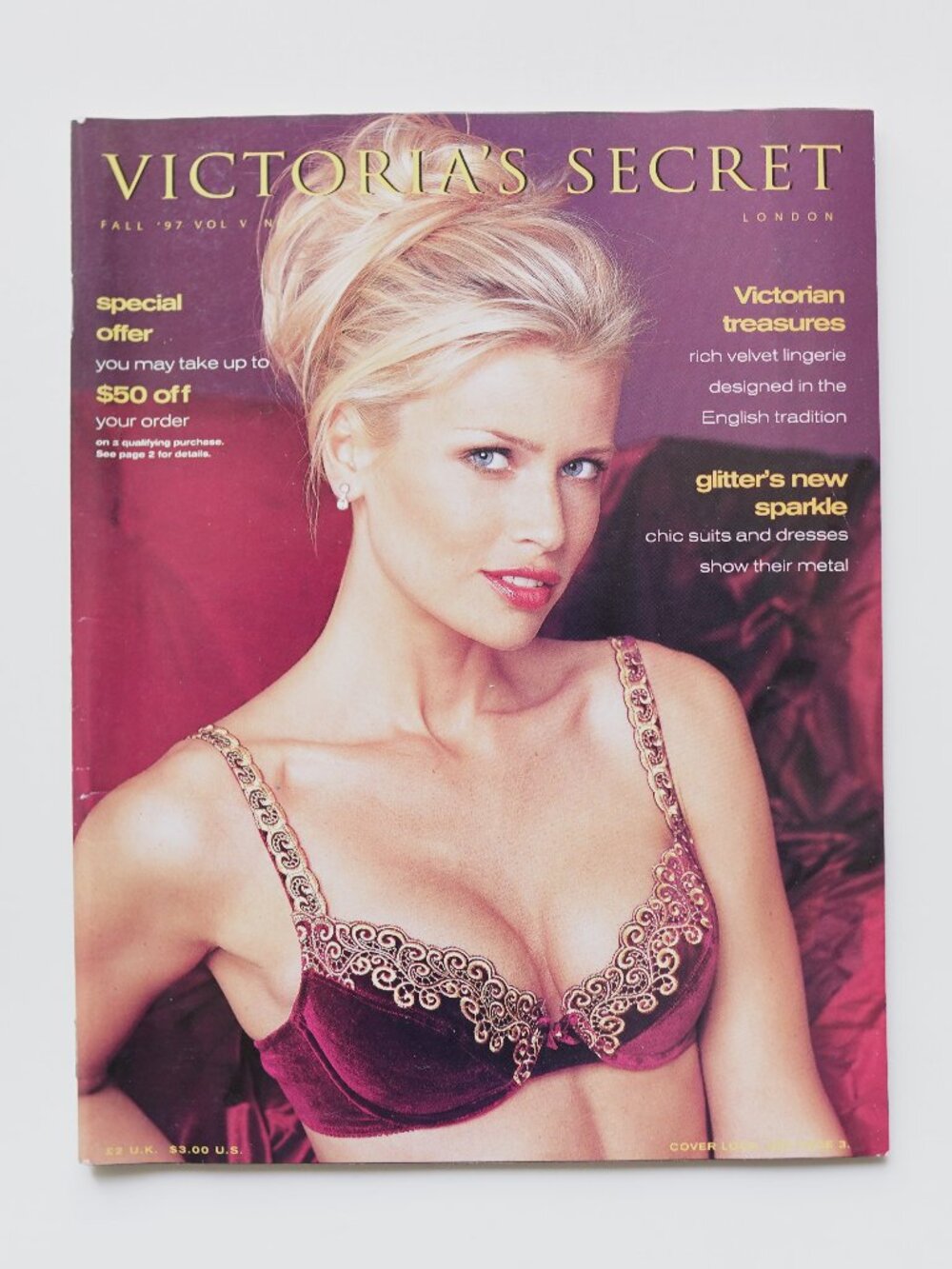 Victoria's Secret Fall 1997 Catalog Vintage Victorian Treasures Angels Tyra Bank